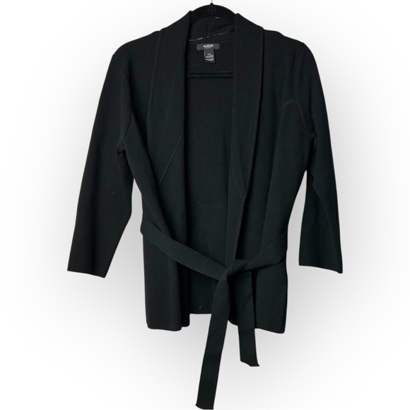 Alfani Petite Black Tie Up Blazer Sweater P/L - Picture 4 of 5